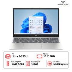 Laptop HP 15-fd2015st (Ultra 5 225U, RAM 16GB, SSD 512GB, 15.6