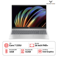 Laptop HP Pavilion 16t-af000 (Intel Ultra 7-155U, 16GB LPDDR5, 512GB SSD, 16.0