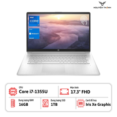 Laptop HP 17-cn3327dx ( Intel Core i7-1355U, 16GB RAM, 1TB SSD, 17.3