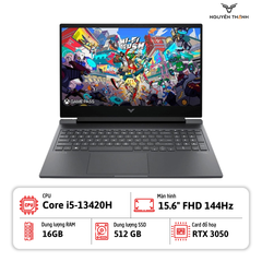 Laptop HP Victus Gaming 15 (Core i5-13420H, 16GB RAM, 512GB SSD, RTX 3050 6GB, 15.6