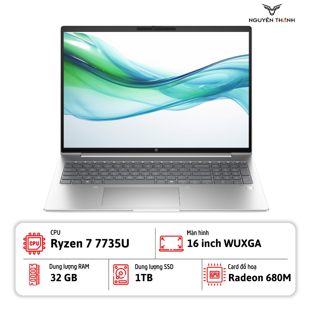 Laptop HP ProBook 465 G11 (R7 7735U, 32GB RAM, 1TB SSD, 16