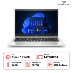 Laptop HP EliteBook 845 G10 (AMD Ryzen 5 PRO 7540U, RAM 16GB, SSD 512GB, 14