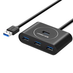Bộ Chia 4 Cổng USB 3.0 Ugreen 20291 – Tốc Độ 5Gbps, Dây Dài 1m Tiện Lợi