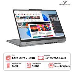 Laptop Lenovo IdeaPad 5 2 in 1 16IRU9 (Core™ Ultra 7-150U, RAM 16GB, SSD 512GB, 16