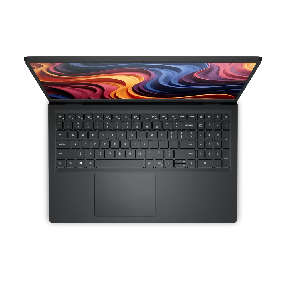 Laptop Dell 15 DC15255 (AMD Ryzen 7 7730U, RAM 16GB, 1TB SSD, 15.6 inch FHD, Win 11, Carbon Black)