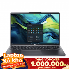 Laptop Acer Swift Go 16 SFG16-72T-95LG (Ultra 9 185H, 32GB RAM, 1TB SSD, 16″ WUXGA Touch, Windows 11, Steel Gray)