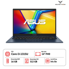 Laptop Asus Vivobook X1404V (Core i3-1315U, 16GB RAM, 512GB SSD, 14