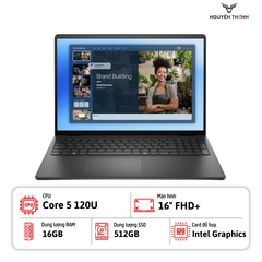 Laptop Dell 16 DC16250 (Intel Core 5 120U, 16GB RAM, 512GB SSD, 16 inch FHD+, Win 11)