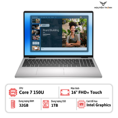 Laptop Dell DC16251 (Core 7 150U, 32GB RAM, 1TB SSD, 16
