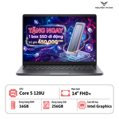 Laptop Dell Pro 14 PC14250 ( Core 5 120U, 16GB RAM, 256GB SSD, 14