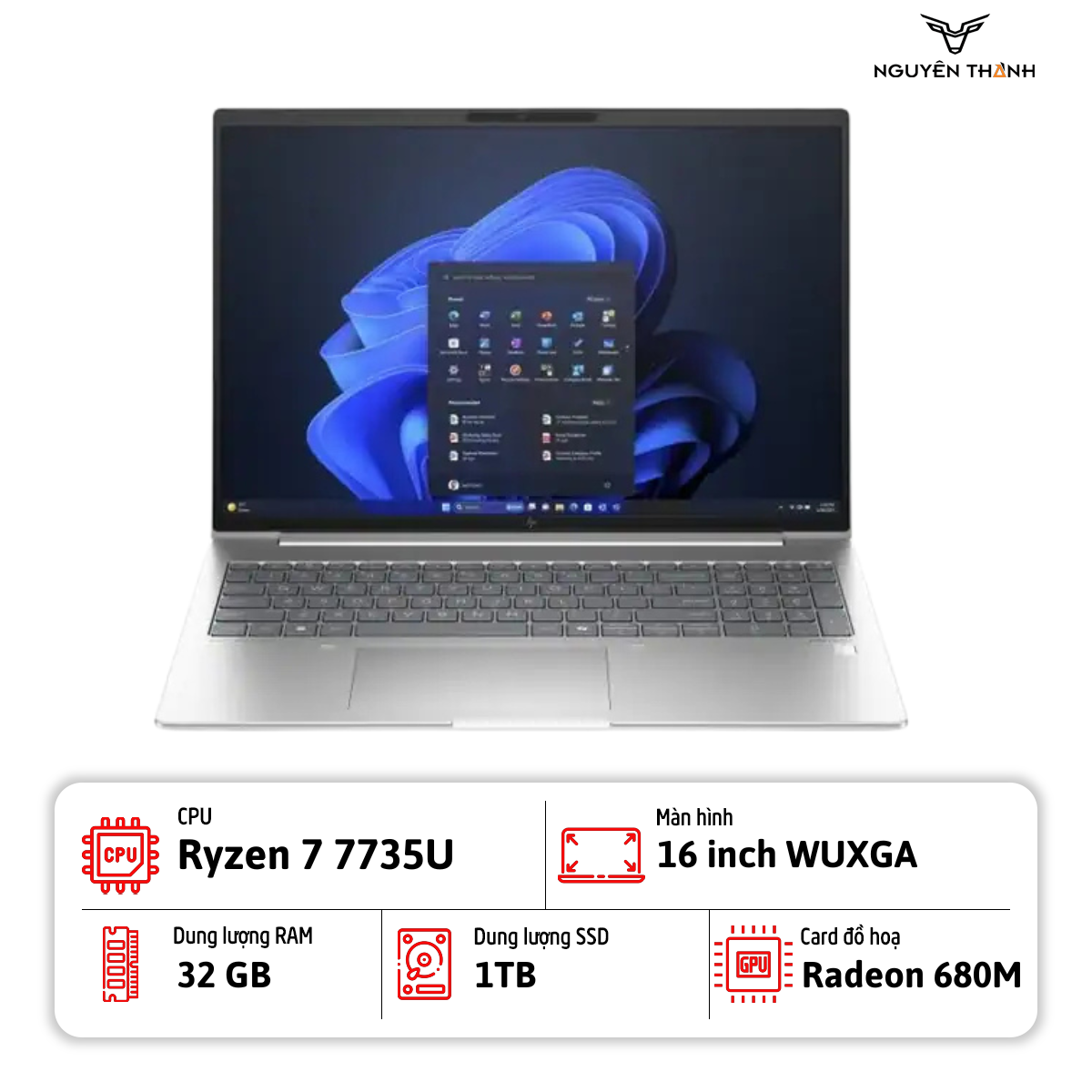 Laptop HP EliteBook 665 G11 Ryzen 32GB 1TB giá tốt Ninh Bình