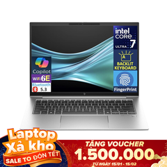 Laptop HP EliteBook 840 G11 (Intel Core Ultra 7 165U, 16GB RAM, 512GB SSD, 14 inch WUXGA, Win 11, Silver)