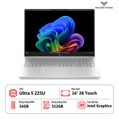 Laptop HP OmniBook 3 16-bu0315dx (Ultra 5 225U, 16GB RAM, 512GB SSD, 16