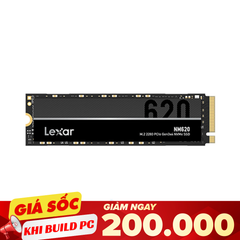 Ổ cứng SSD Lexar NM620 512GB M.2 2280 PCIe 3.0x4 (Đọc 3300MB/s - Ghi 2400MB/s)