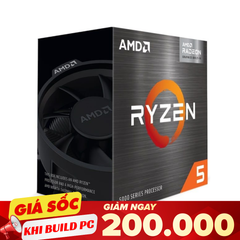 CPU AMD Ryzen 5 5500GT (AMD AM4, 6 Core, 12 Thread, Base 3.6Ghz - Turbo 4.4Ghz, Cache 19MB)