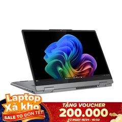 Laptop Lenovo IdeaPad 5 2-IN-1 14Q8X9 Snapdragon X Plus 8, RAM 16GB, SSD 1TB, 14'' WUXGA OLED, TouchScreen, Grey