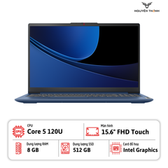 Laptop Lenovo IdeaPad Slim 3 15IRU9 (Core 5 120U, 8GB RAM, 512GB SSD, 15.6