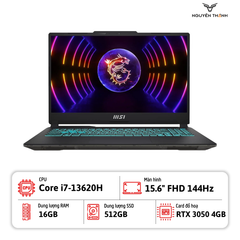 Laptop MSI Cyborg 15 A13UC-2082VN (Intel Core i7-13620H, RAM 16GB, SSD 512GB, RTX 3050 4GB, 15.6 inch FHD 144Hz, Windows 11, Đen)