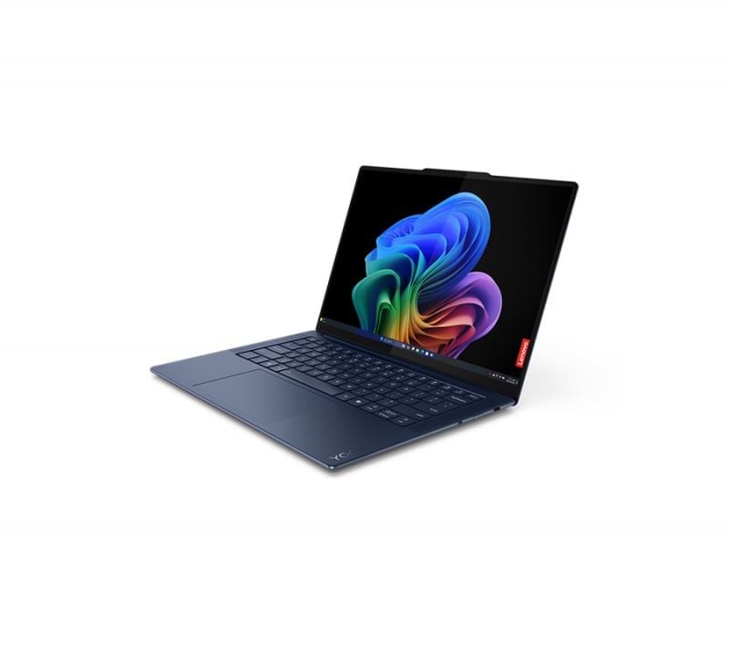 Laptop Lenovo Yoga Slim 7 14Q8X9 Snapdragon X Elite X1E-78-100, RAM 32GB, SSD 1TB, 14.5 inch 3K OLED Touch, Windows 11, Blue)