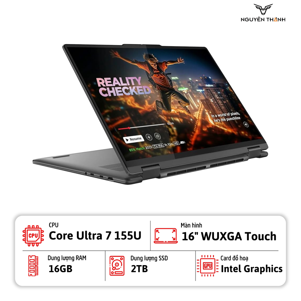 Laptop Lenovo Yoga 7  2 in 1 16IML9 (Intel Core Ultra 7 155U, RAM 16GB, SSD 2TB, 16