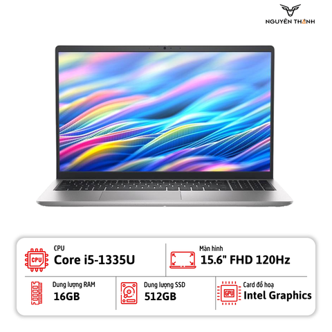 Laptop Dell 15 DC15250 - CPH99 (i5 1334U, 16GB, 512GB, Full HD 120Hz, OfficeH24+365B, Win11)