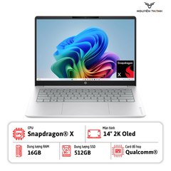 Laptop HP OmniBook 3 14-hz0288nr (Snapdragon X, 16GB RAM, 512GB SSD, 14