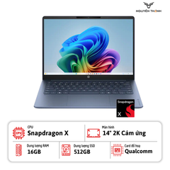 Laptop HP OmniBook 3 14 (Snapdragon X, 16GB RAM, 512GB SSD, 14