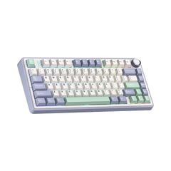 BÀN PHÍM CƠ GAMING 3 MODE AULA F75 (9258)(Phiên bản Ice Green/Tím nhạt+be+xanh lá/ Reaper switch)