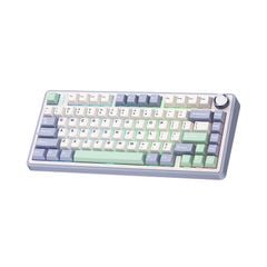 BÀN PHÍM CƠ GAMING 3 MODE AULA F75 (9258)(Phiên bản Ice Green/Tím nhạt+be+xanh lá/ Reaper switch)