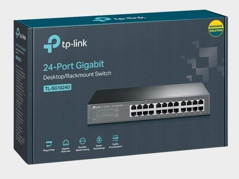 Switch TP-Link TL-SG1024D 24 Cổng Gigabit | Uy Tín Ninh Bình