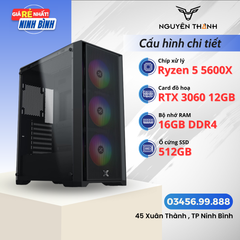 Máy tính Gaming - Đồ hoạ AMD Ryzen 5 5600X  | RAM 16GB | VGA RTX 3060 12GB