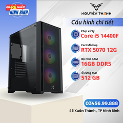 Máy tính Gaming - Đồ hoạ i5 14400F | RAM 16GB | VGA RTX 5070