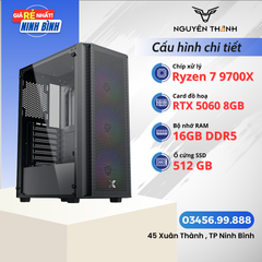 Máy tính Gaming - Đồ hoạ Ryzen 7 9700X | RAM 16GB | VGA RTX 5060 8GB
