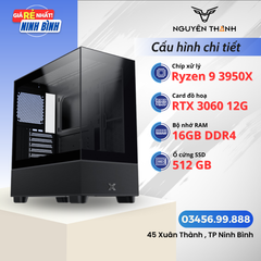 Máy tính Gaming - Đồ hoạ AMD Ryzen 9 3950X | VGA 3060 12G | RAM 16GB