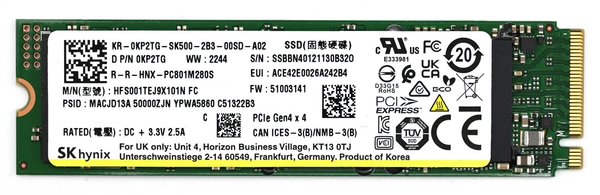 Ổ cứng SK Hynix 512GB BC901 M.2 NVMe Gen 4x4 SSD 2280