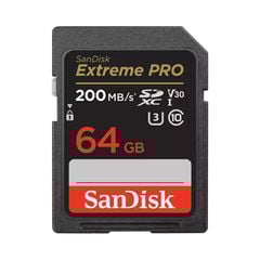 Thẻ nhớ SDXC SanDisk Extreme Pro U3 V30 64GB 200MB/s SDSDXXU-064G-GN4IN