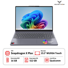 Laptop Lenovo IdeaPad Slim 3 15Q8X10 (Snapdragon X X1-26-100, RAM 16GB, SSD 512GB, 15.3