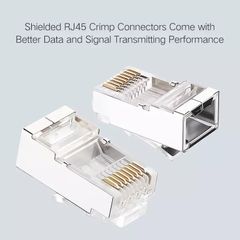 Hạt Mạng RJ45 Cat6 Ugreen 50248 Chính Hãng (Hộp 100 Cái)