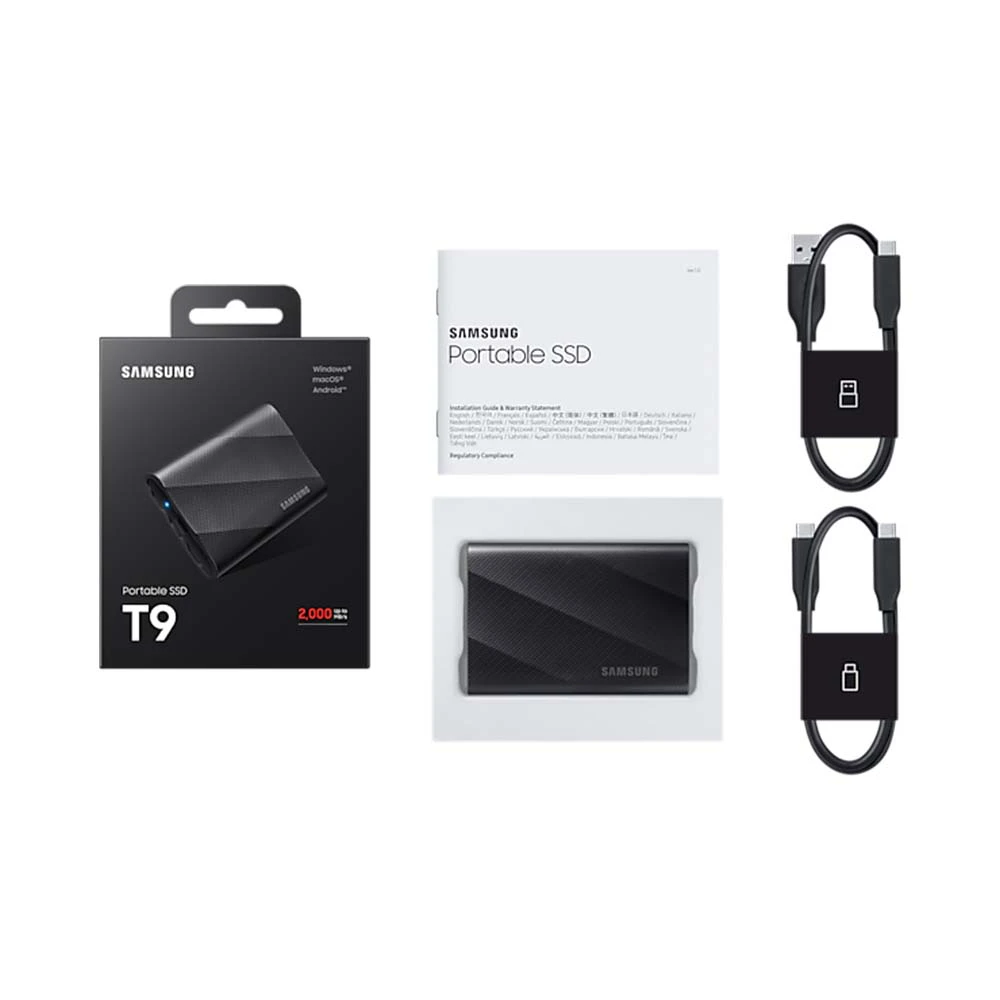 Ổ Cứng Di Động SSD Samsung T9 1TB USB 3.2 Gen 2 MU-PG1T0B/WW