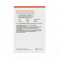 Phần mềm M365 Personal English APAC Subscr 1YR Medialess (EP2-32409)