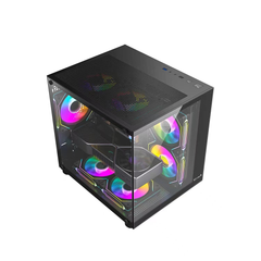 Vỏ case máy tính Vitra CRYSTAL S1 LITE SE BLACK