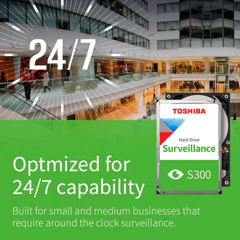 Ổ cứng HDD Toshiba S300 Surveillance 2TB 3.5 inch SATA III 128MB Cache 5400RPM