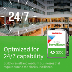 Ổ cứng HDD Toshiba S300 Surveillance 2TB 3.5 inch SATA III 128MB Cache 5400RPM