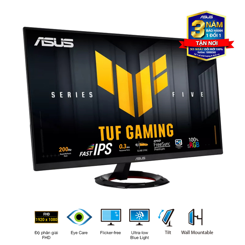 Màn hình Gaming ASUS TUF VG279Q5R (27 inch - IPS - FHD - 200Hz - 0.3ms - Speaker )