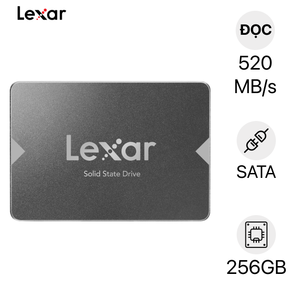 Ổ cứng SSD 256GB Lexar NS100 2.5-Inch SATA III