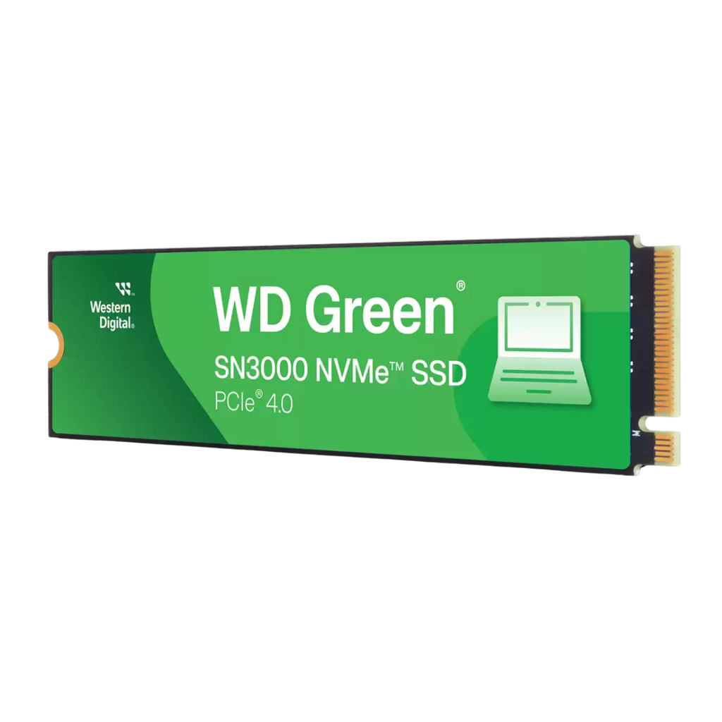 Ổ cứng SSD Western Digital Green 2TB SN3000 PCIe Gen4 M.2 2280 NVMe (Đọc 5000MB/s - Ghi 4200MB/s)