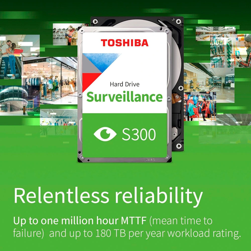 Ổ cứng HDD Toshiba S300 Surveillance 2TB 3.5 inch SATA III 128MB Cache 5400RPM