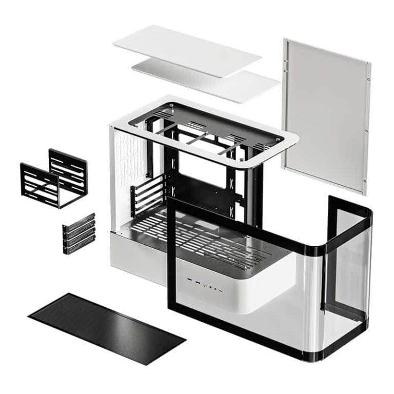 Vỏ Case QC.Art ULTRA HM1 White (MATX)