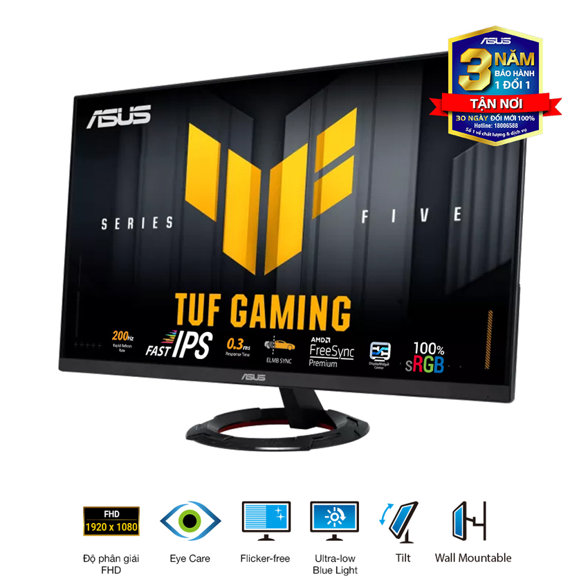 Màn hình Gaming ASUS TUF VG279Q5R (27 inch - IPS - FHD - 200Hz - 0.3ms - Speaker )