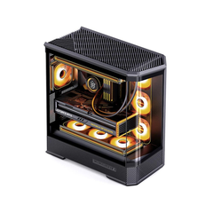 Vỏ máy tính JONSBO D400 Black (Mid Tower/ ATX/ Đen)